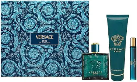 Versace Eros for Men 3.4 oz Eau de Toilette Spray SET