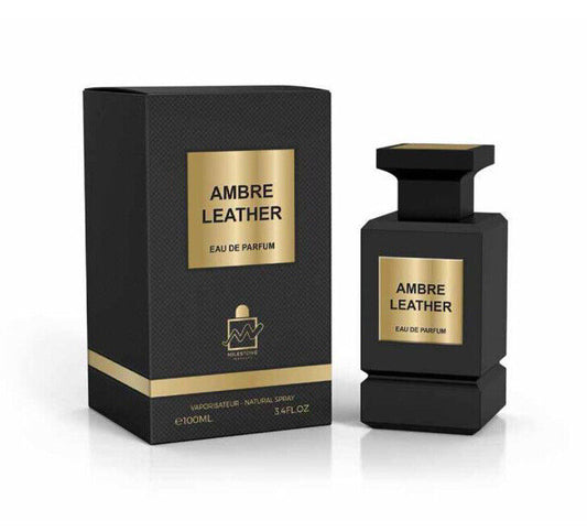 Ambre Leather by Milestone Perfumes Eau de Parfum for Men 3.4 oz