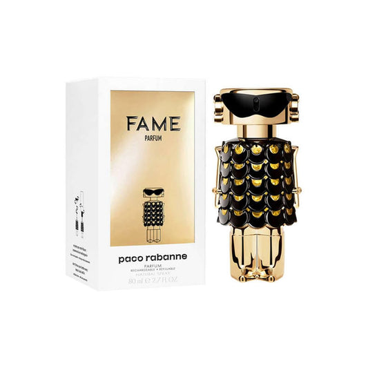 Rabanne Fame Parfum Refillable Spray, 2.7 oz.,