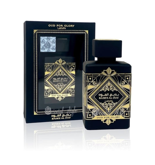 Bade'e Al Oud Oud for Glory by Lattafa Eau de Parfum Unisex 3.4 oz