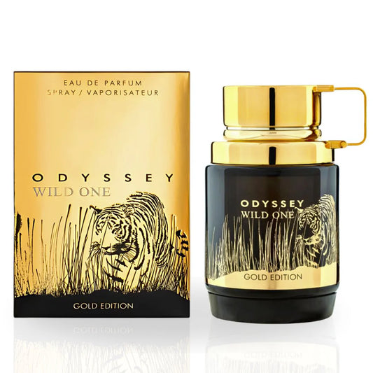 Armaf Odyssey Wild One Gold Edition for Men Eau de Parfum Spray, 3.4 Ounce